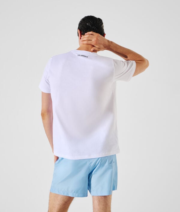 Karl Lagerfeld T-SHIRT DE PLAGE AVEC LOGO KARL