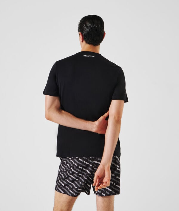 Karl Lagerfeld T-SHIRT DE PLAGE AVEC LOGO KARL
