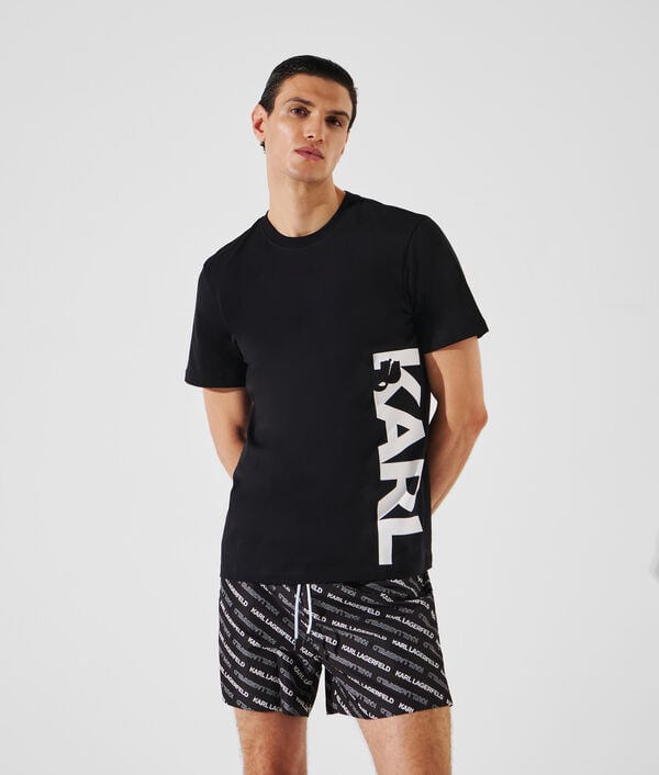 karl lagerfeld T-SHIRT DE PLAGE AVEC LOGO KARL