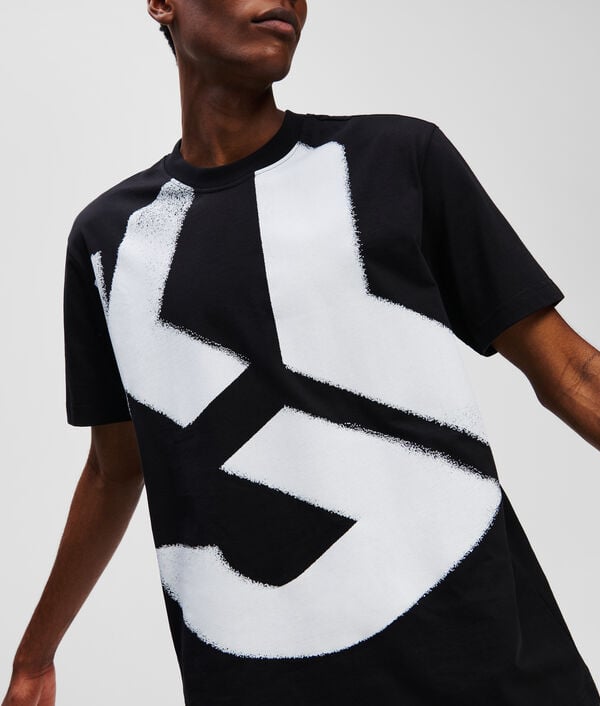 Karl Lagerfeld T-SHIRT EFFET DÉLAVÉ KLJ MONOGRAM