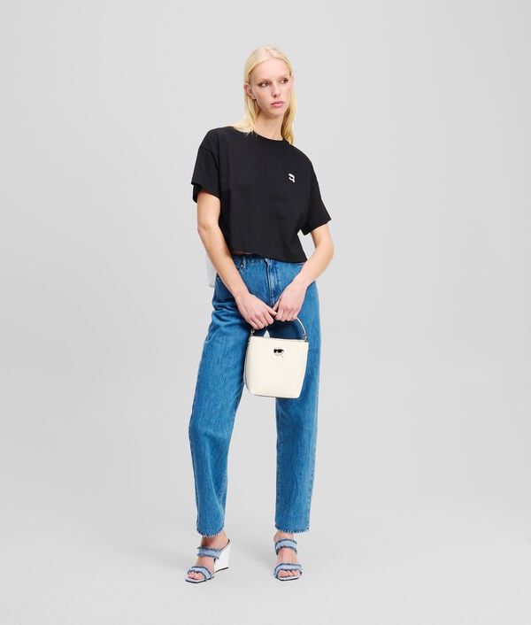 Karl Lagerfeld T-SHIRT EN TISSU MÉLANGÉ IKON