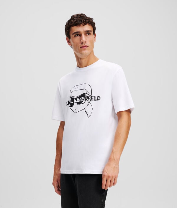karl lagerfeld T-SHIRT GRAPHIQUE IKON