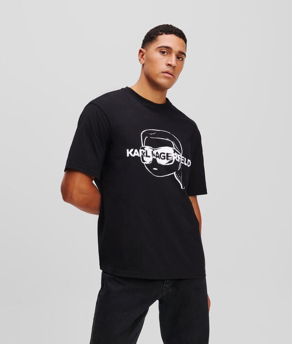karl lagerfeld T-SHIRT GRAPHIQUE IKON