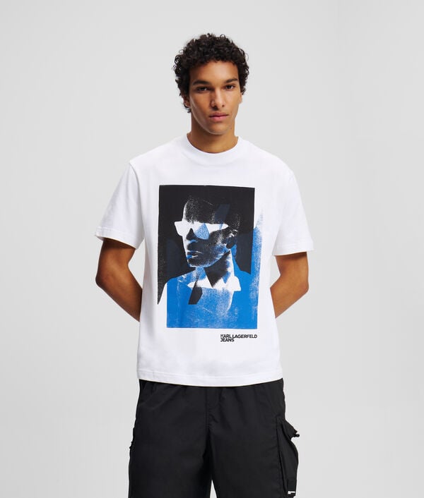 karl lagerfeld T-SHIRT IMPRIMÉ KARL