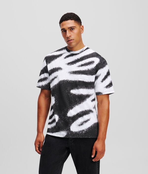 karl lagerfeld T-SHIRT KARL AUTOGRAPH GRAFFITI