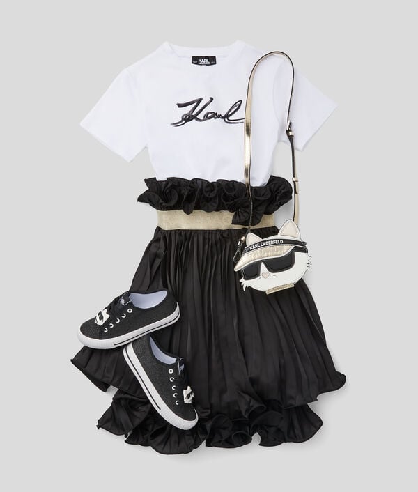 Karl Lagerfeld T-SHIRT KARL SIGNATURE POUR FILLES