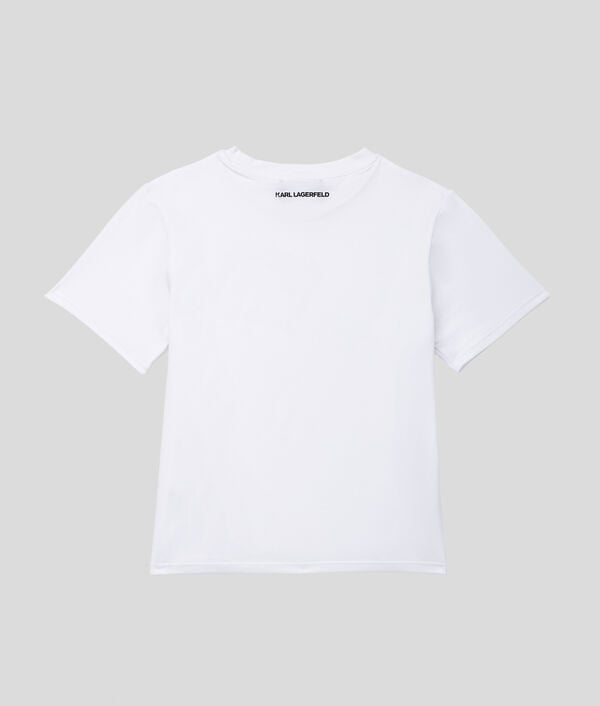 Karl Lagerfeld T-SHIRT KARL SIGNATURE POUR FILLES