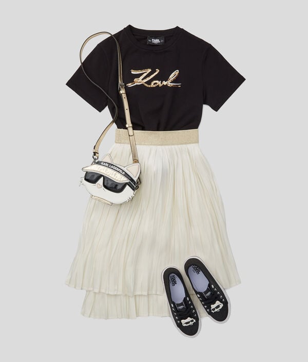 Karl Lagerfeld T-SHIRT KARL SIGNATURE POUR FILLES