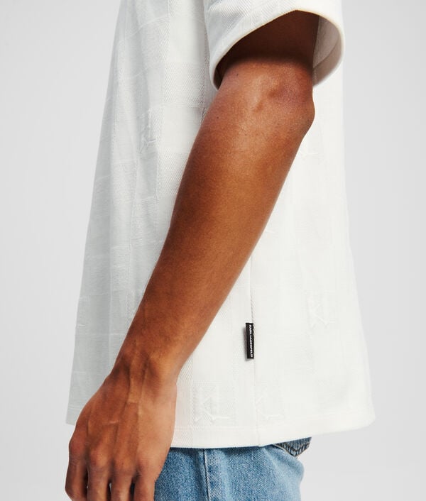 Karl Lagerfeld T-SHIRT KL MONOGRAM VÉRIFIÉ