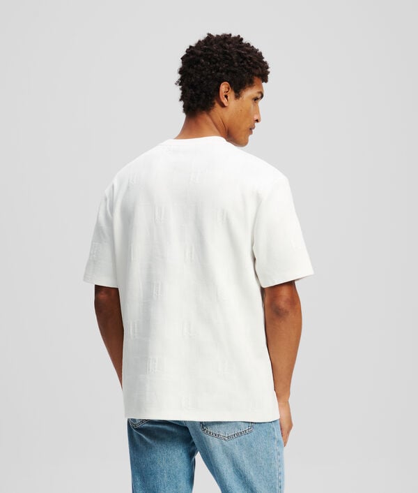 Karl Lagerfeld T-SHIRT KL MONOGRAM VÉRIFIÉ