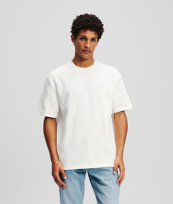 karl lagerfeld T-SHIRT KL MONOGRAM VÉRIFIÉ