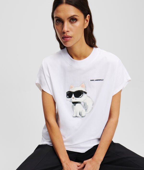 Karl Lagerfeld T-SHIRT OVERSIZE IKON CHOUPETTE