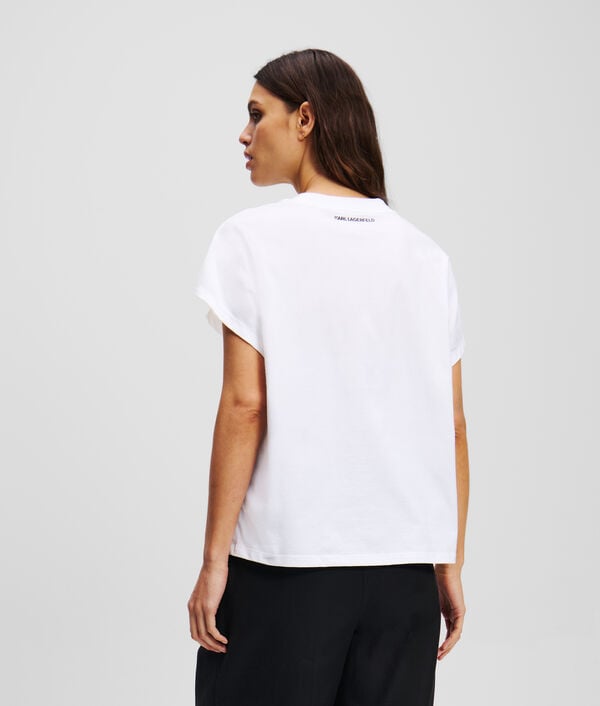 Karl Lagerfeld T-SHIRT OVERSIZE IKON CHOUPETTE