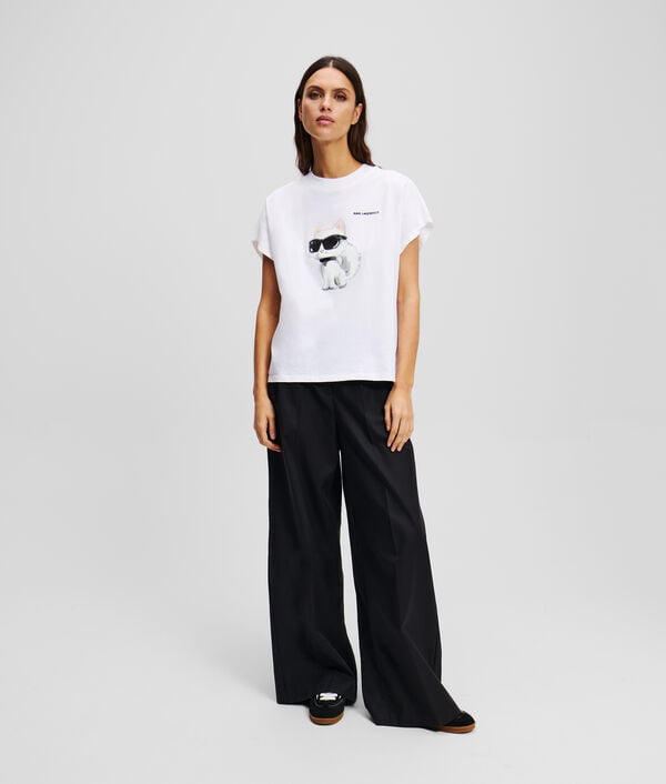 Karl Lagerfeld T-SHIRT OVERSIZE IKON CHOUPETTE