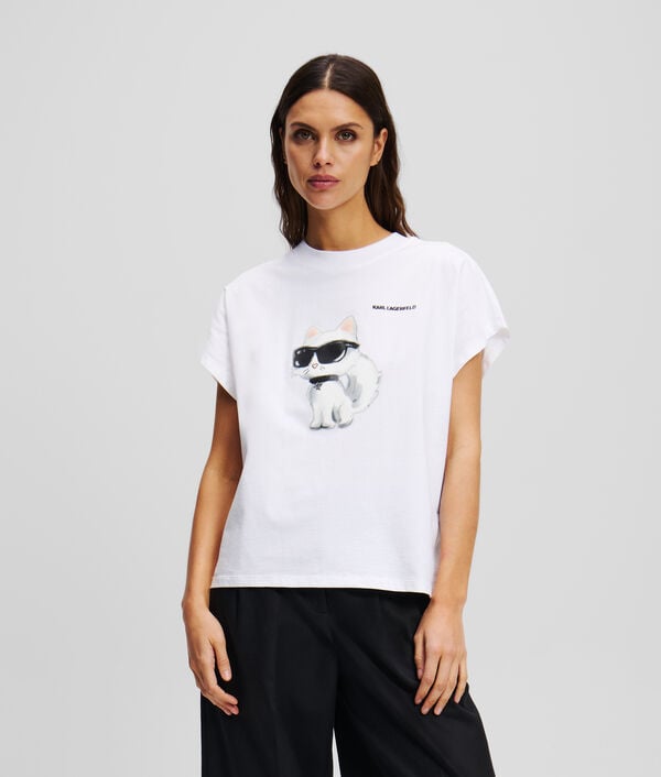 karl lagerfeld T-SHIRT OVERSIZE IKON CHOUPETTE