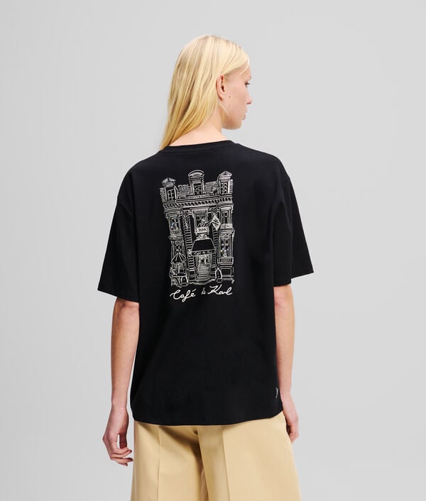 karl lagerfeld T-SHIRT OVERSIZE KL X JORGE PARRA