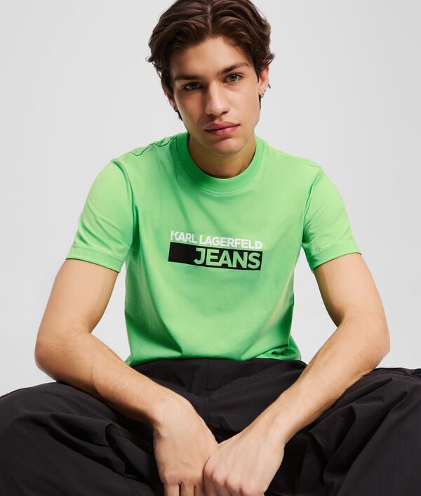 Karl Lagerfeld T-SHIRT SLIM AVEC LOGO KLJ