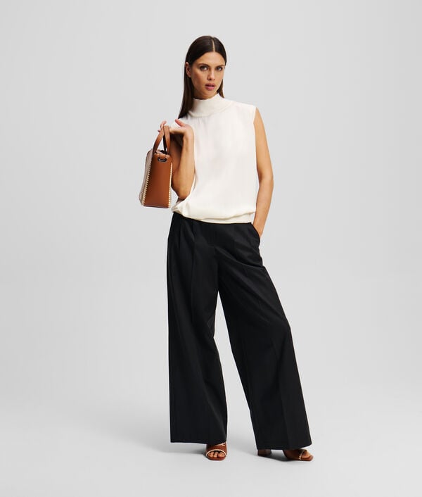 Karl Lagerfeld TOP SATIN SANS MANCHES