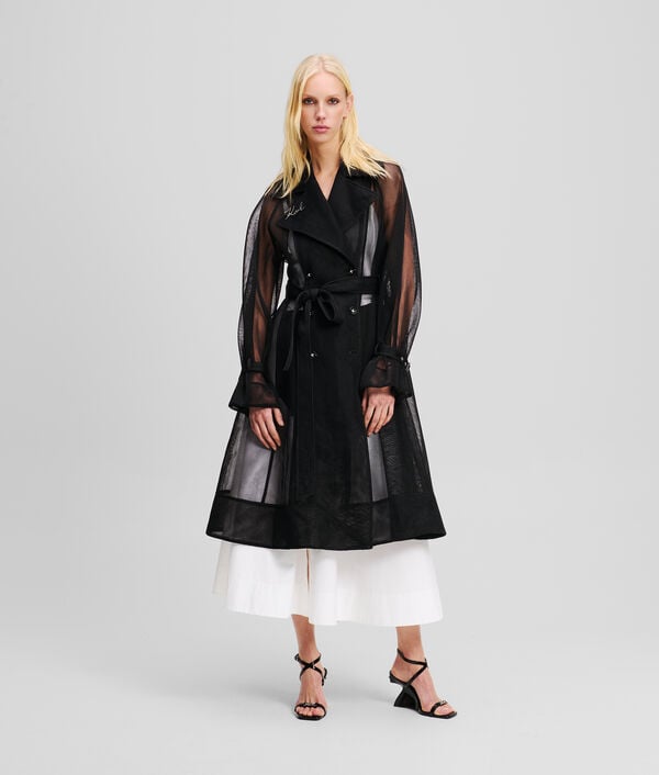 karl lagerfeld TRENCH-COAT EN TRICOT