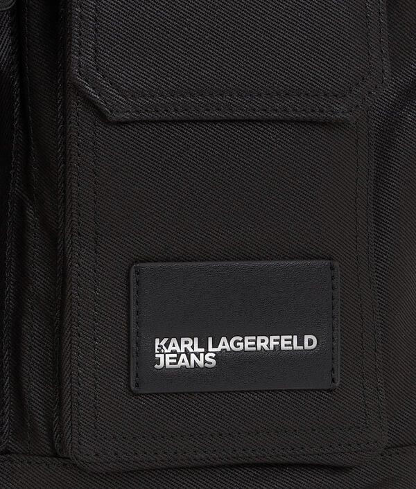 Karl Lagerfeld UTILITY COATED DENIM BACKPACK