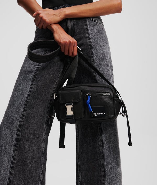 Karl Lagerfeld UTILITY COATED DENIM CAMERA BAG