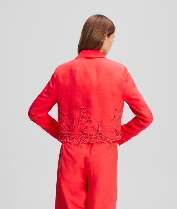 Karl Lagerfeld VESTE À DÉCOUPE BRODÉE