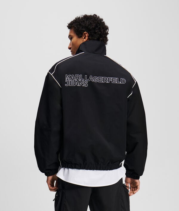 karl lagerfeld VESTE À PASSEPOIL AVEC LOGO KLJ