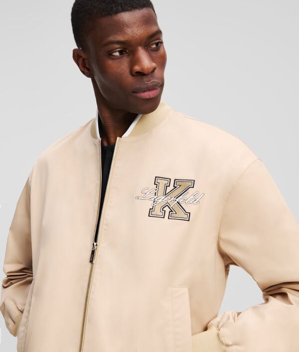 Karl Lagerfeld VESTE BOMBER AVEC L'INITIALE K