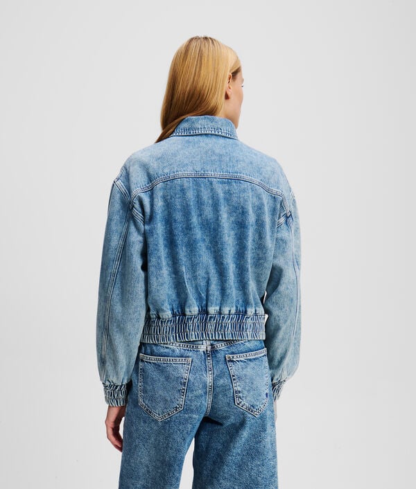Karl Lagerfeld VESTE BOMBER EN DENIM
