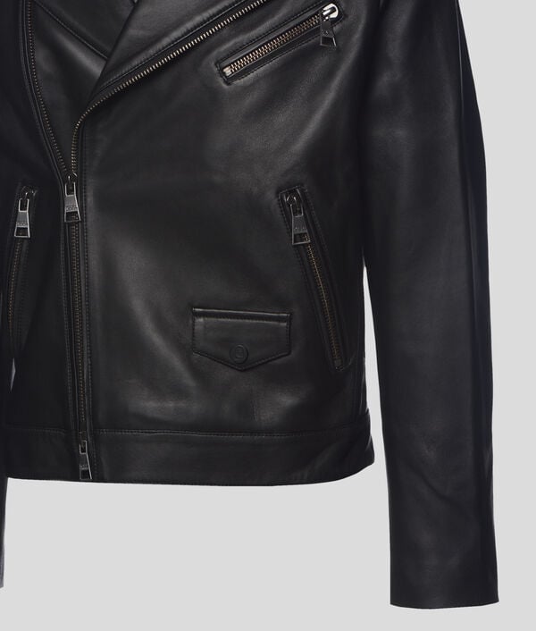 Karl Lagerfeld VESTE DE MOTARD EN CUIR