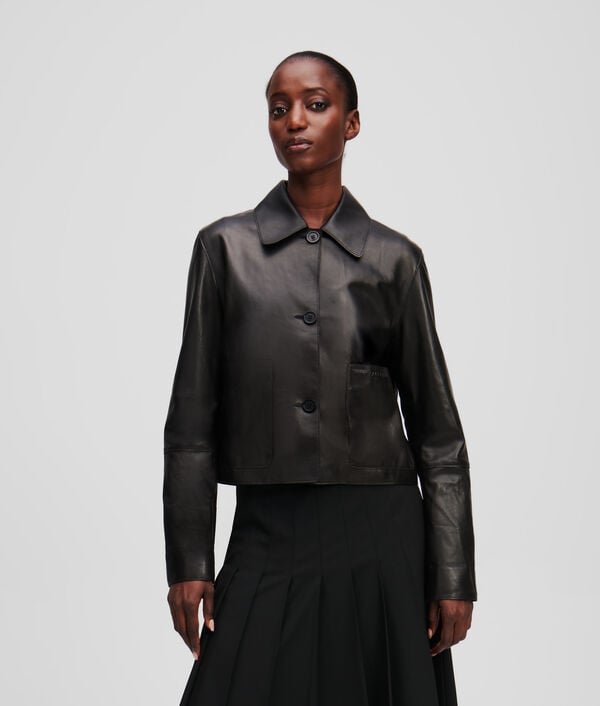 karl lagerfeld VESTE EN CUIR