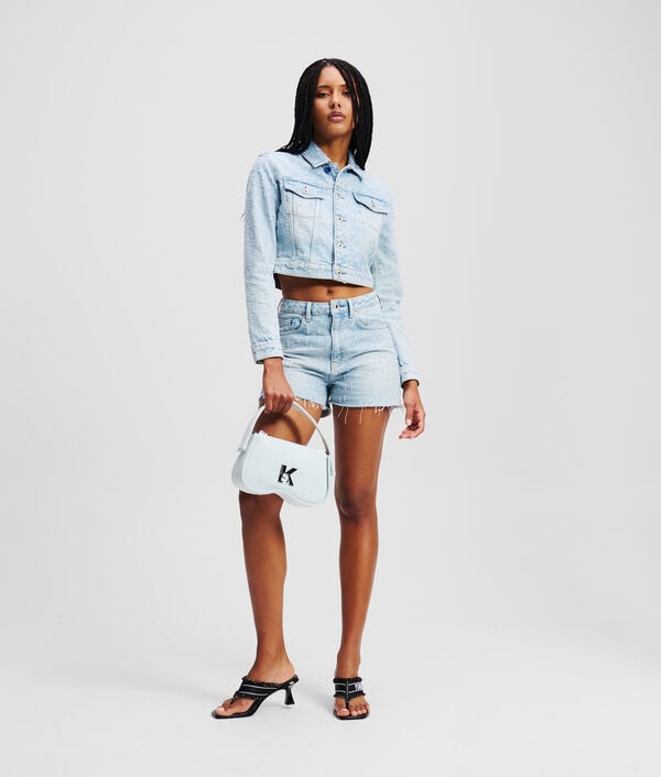 Karl Lagerfeld VESTE EN DENIM BOUCLÉ