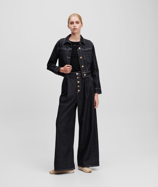 Karl Lagerfeld VESTE EN JEAN CROPPED