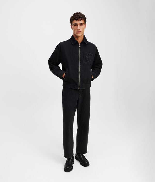 Karl Lagerfeld VESTE EN JEAN KL MONOGRAM