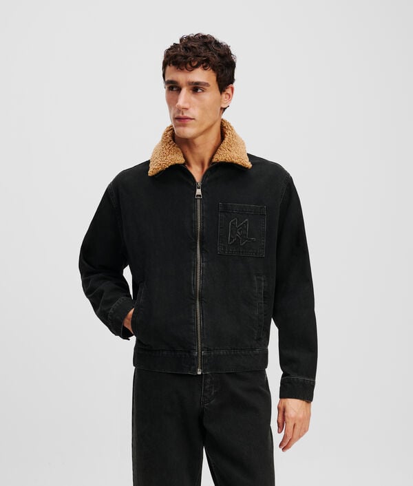 karl lagerfeld VESTE EN JEAN KL MONOGRAM