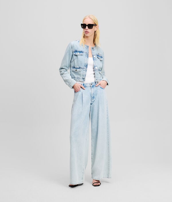 Karl Lagerfeld VESTE EN JEAN SANS COL