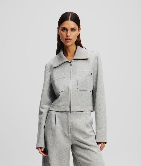 karl lagerfeld VESTE EN JERSEY ÉPAIS