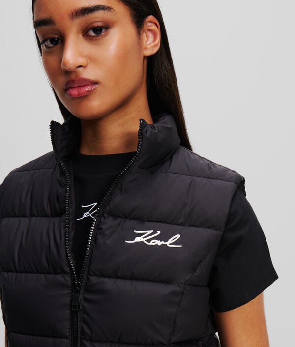 Karl Lagerfeld KARL SIGNATURE GILET MATELASSÉ ULTRA-LÉGER