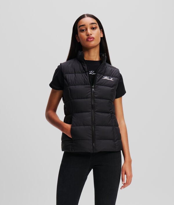 Karl Lagerfeld KARL SIGNATURE GILET MATELASSÉ ULTRA-LÉGER