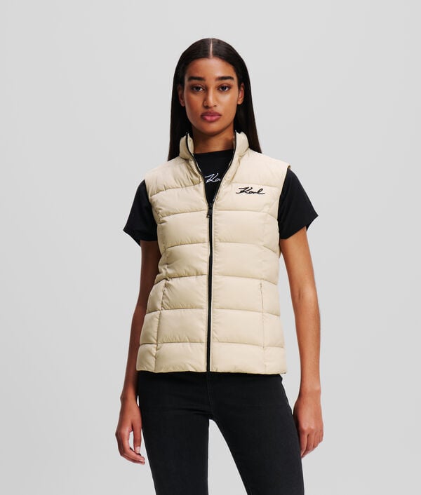 Karl Lagerfeld KARL SIGNATURE GILET MATELASSÉ ULTRA-LÉGER