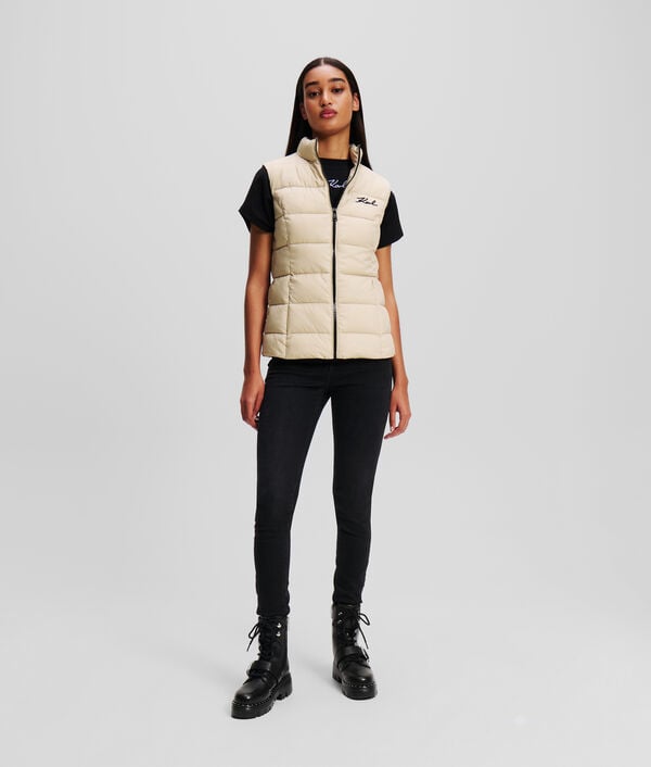 Karl Lagerfeld KARL SIGNATURE GILET MATELASSÉ ULTRA-LÉGER