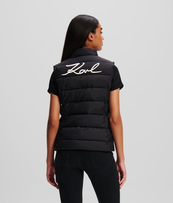 karl lagerfeld KARL SIGNATURE GILET MATELASSÉ ULTRA-LÉGER