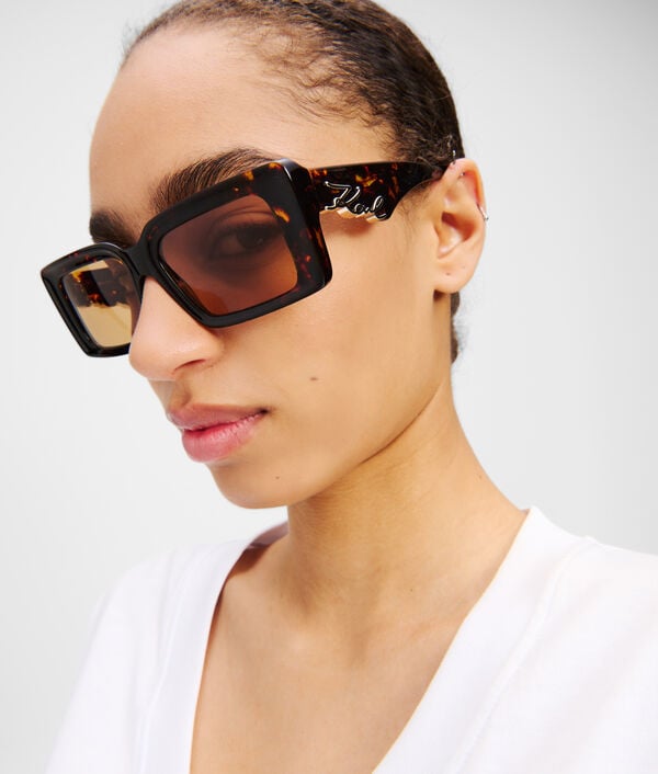 Karl Lagerfeld LUNETTES DE SOLEIL AVEC LOGO DÉCOUPÉ KARL SIGNATURE