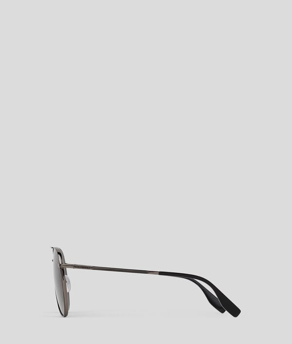 Karl Lagerfeld LUNETTES DE SOLEIL AVIATEUR AVEC LOGO KARL