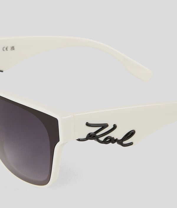 Karl Lagerfeld LUNETTES DE SOLEIL LOGO DÉCOUPÉ KARL SIGNATURE