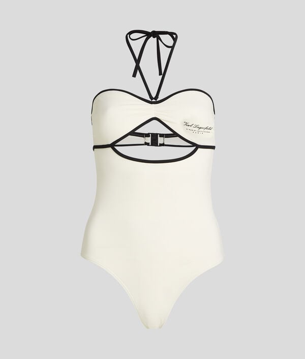 Karl Lagerfeld MAILLOT DE BAIN COL TOUR DU COU HOTEL KARL