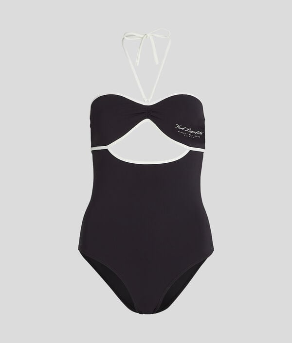 Karl Lagerfeld MAILLOT DE BAIN COL TOUR DU COU HOTEL KARL