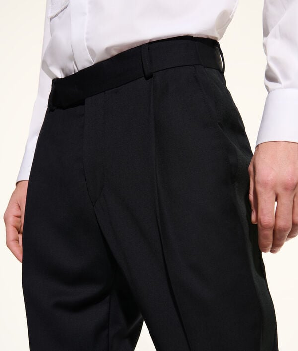 Karl Lagerfeld PANTALON AUX DÉTAILS SATIN KL STUDIO