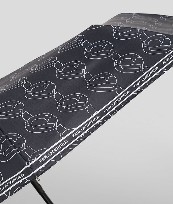 Karl Lagerfeld PARAPLUIE AVEC IMPRIMÉ IKON NFT FAÇON ALL-OVER