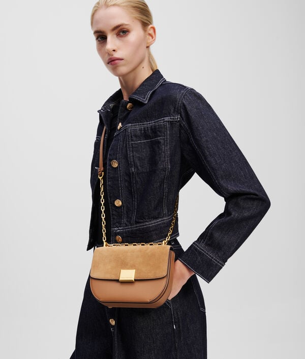 Karl Lagerfeld PETIT SAC BANDOULIÈRE EN DAIM K/FOREVER